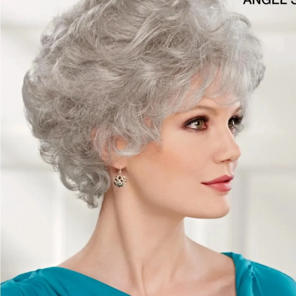 Curly Gray Hair Wig for Women Paula Young Brand